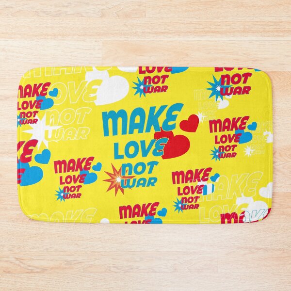 Item preview, Make love not war, quote for peace designed and sold by Mauswohn.