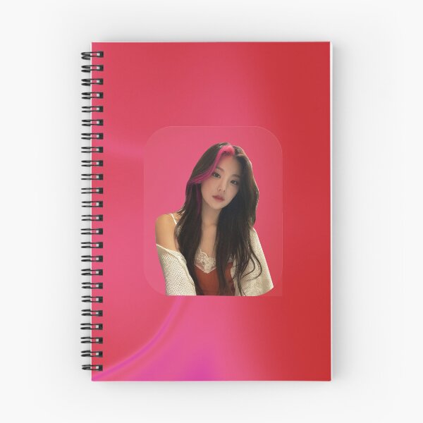 Item preview, itzy yeji pink sticker holographic polaroid  designed and sold by Design  Corner.