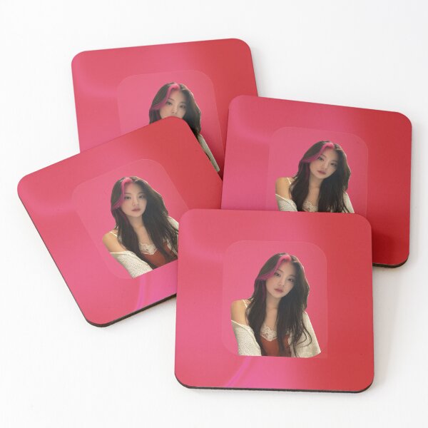 Item preview, itzy yeji pink sticker holographic polaroid  designed and sold by Design  Corner.
