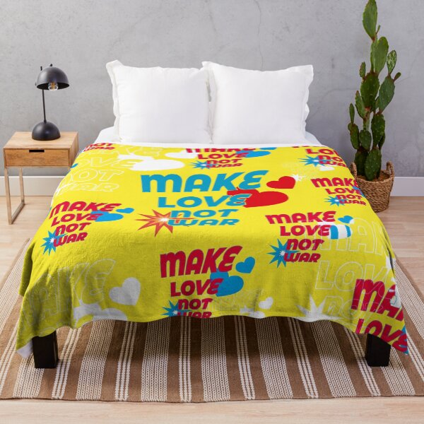 Item preview, Make love not war, quote for peace designed and sold by Mauswohn.