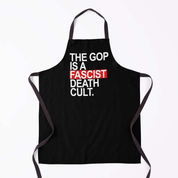 Item preview, The GOP is a FASCIST death cult - white red box designed and sold by Thelittlelord.