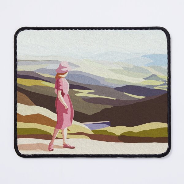 Item preview, Dando un paseo con un vestido rosa. designed and sold by Dreaming Shell.