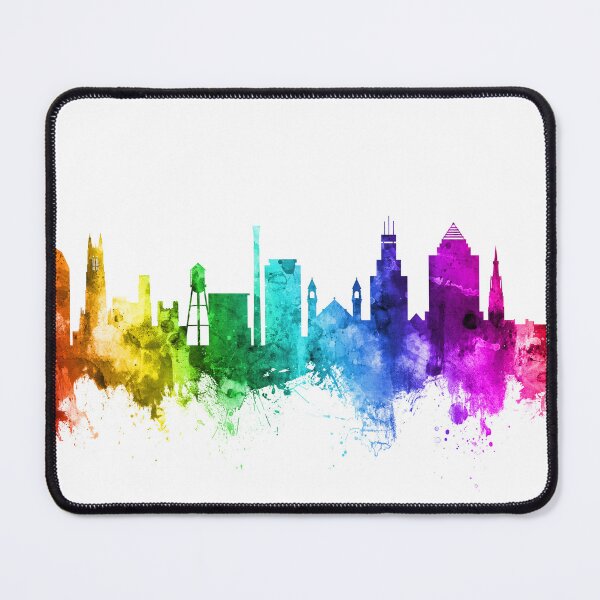 Item preview, Durham North Carolina Skyline designed and sold by ArtPrints.