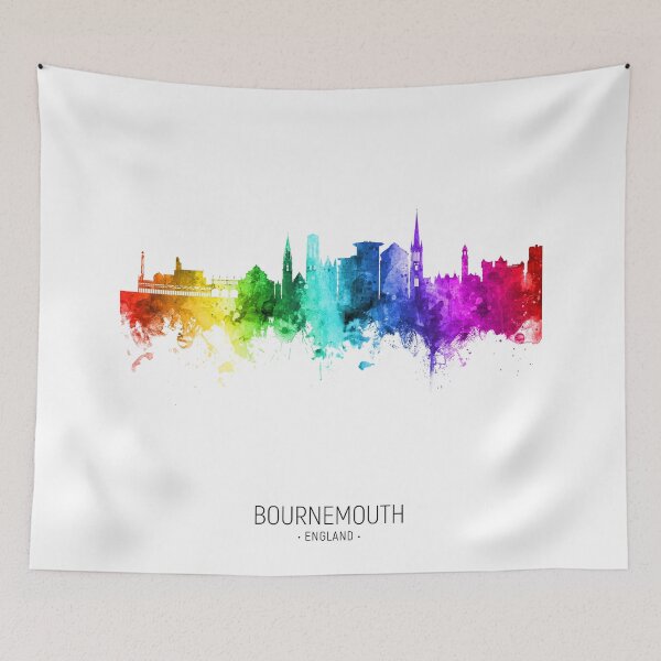 Item preview, Bournemouth England Skyline designed and sold by ArtPrints.