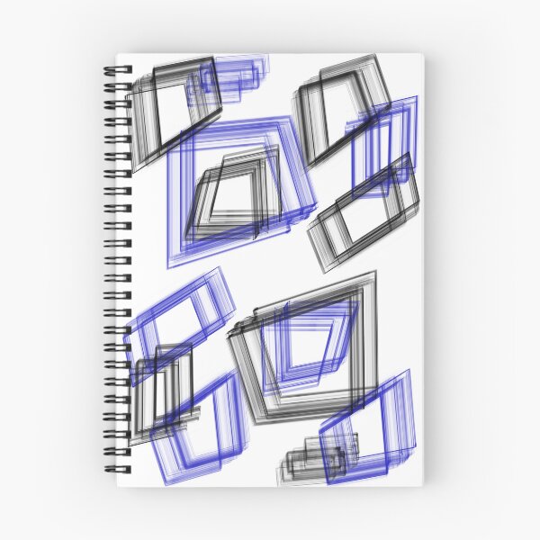 Item preview, Blue and black polygons pattern designed and sold by Meo Design.