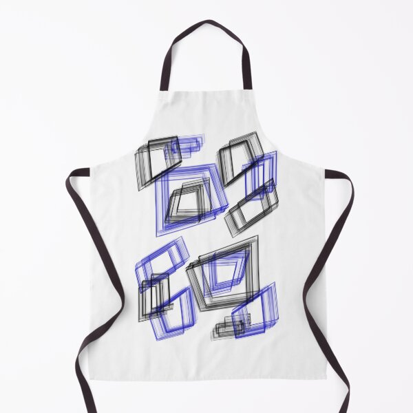 Item preview, Blue and black polygons pattern designed and sold by Meo Design.