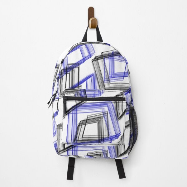 Item preview, Blue and black polygons pattern designed and sold by Meo Design.