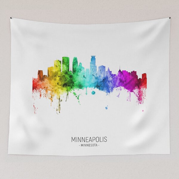 Artikelvorschau, Minneapolis Minnesota Skyline entworfen und verkauft von ArtPrints.