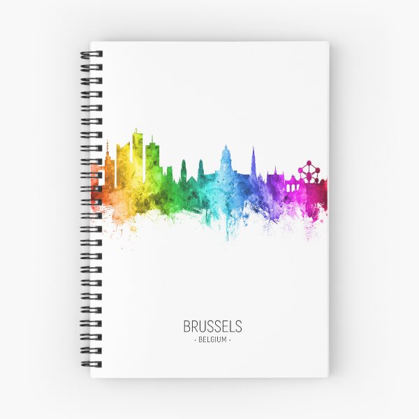 Item preview, Brussels Belgium Skyline designed and sold by ArtPrints.