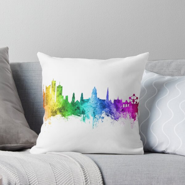Item preview, Brussels Belgium Skyline designed and sold by ArtPrints.