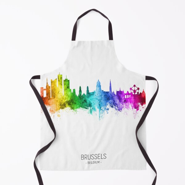 Item preview, Brussels Belgium Skyline designed and sold by ArtPrints.