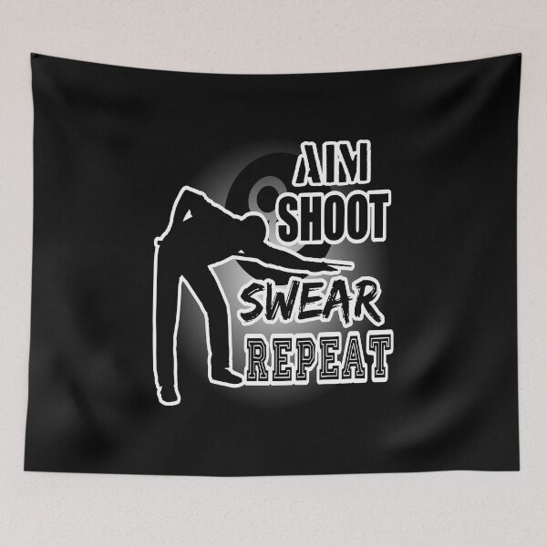 Item preview, Aim Shoot Swear Repeat designed and sold by printhappy4you.