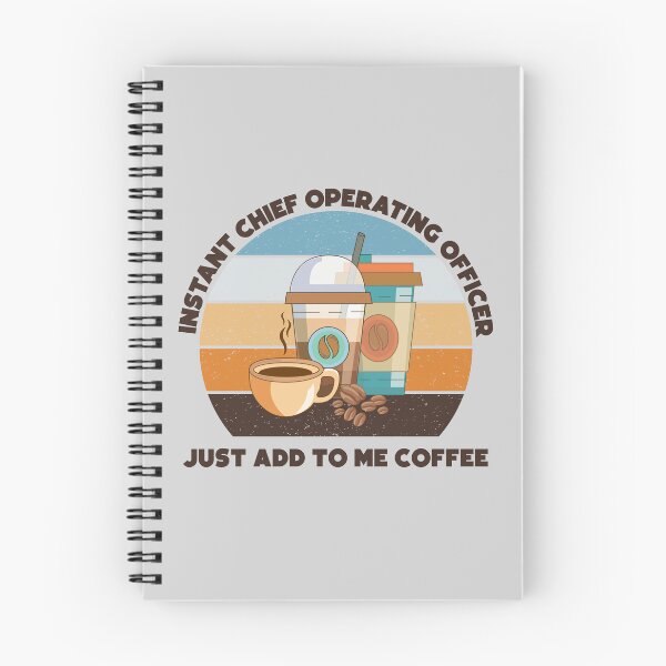 Item preview, Instant chief operating officer just add to me coffee, dark text, funny coffee lovers chief operating officer job,  designed and sold by SGS-.