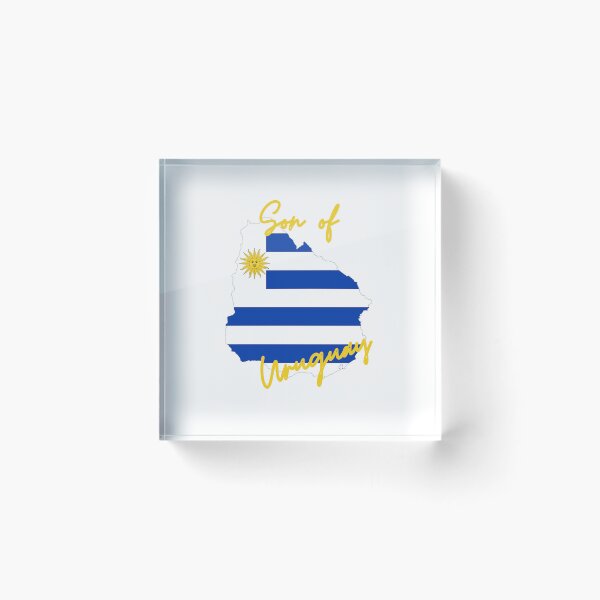 Item preview, Son of Uruguay Map Flag designed and sold by NovawayDirect.