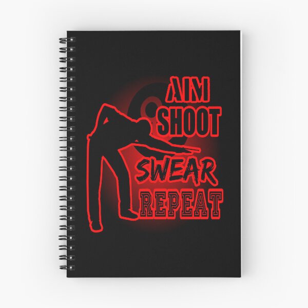 Item preview, Aim Shoot Swear Repeat designed and sold by printhappy4you.
