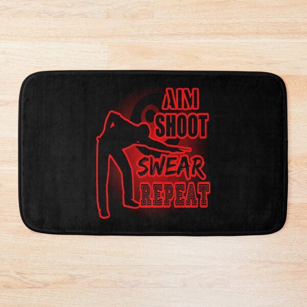 Item preview, Aim Shoot Swear Repeat designed and sold by printhappy4you.