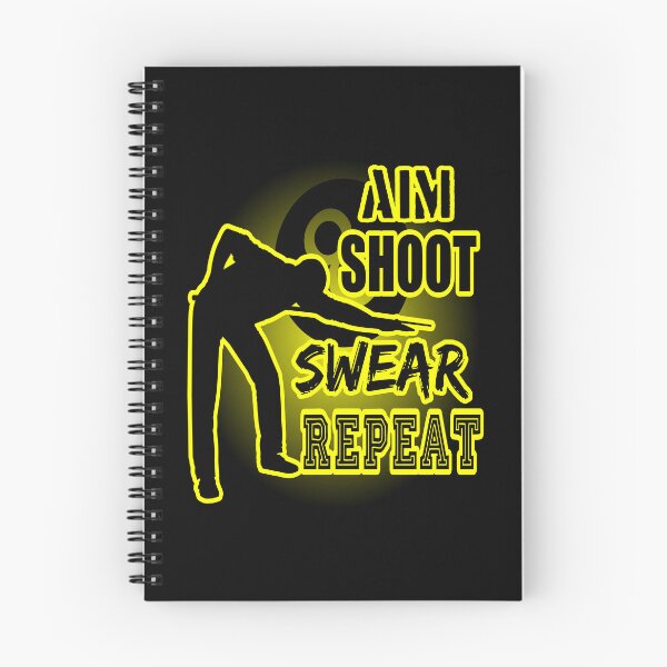 Item preview,  Aim Shoot Swear Repeat designed and sold by printhappy4you.