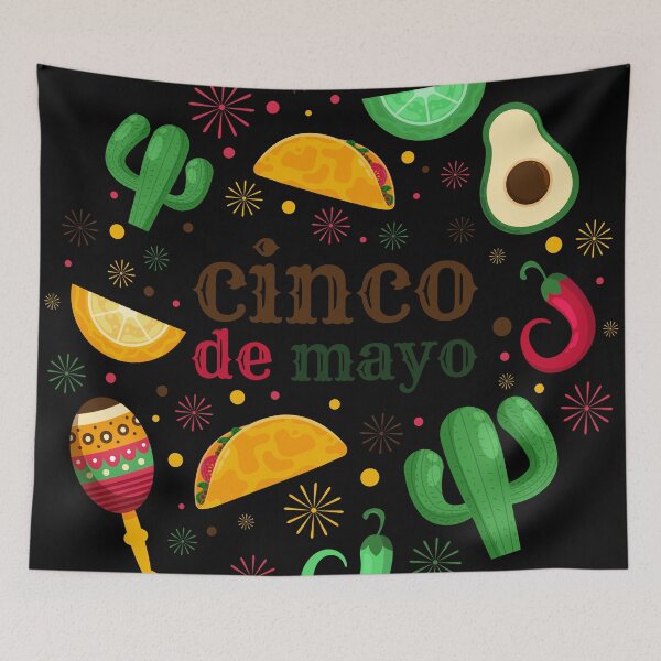 Item preview, Cinco De Mayo Party Costume and Decorations - Black designed and sold by johnta17.