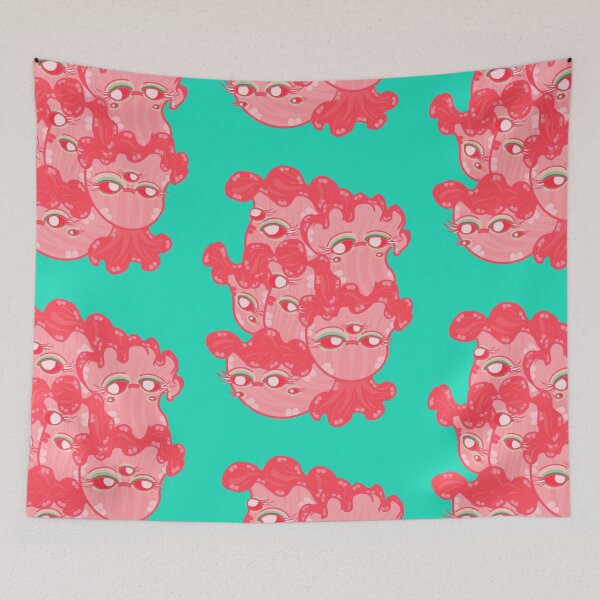 Item preview, eldritch pink oyster mushrooms designed and sold by tentaclemade.