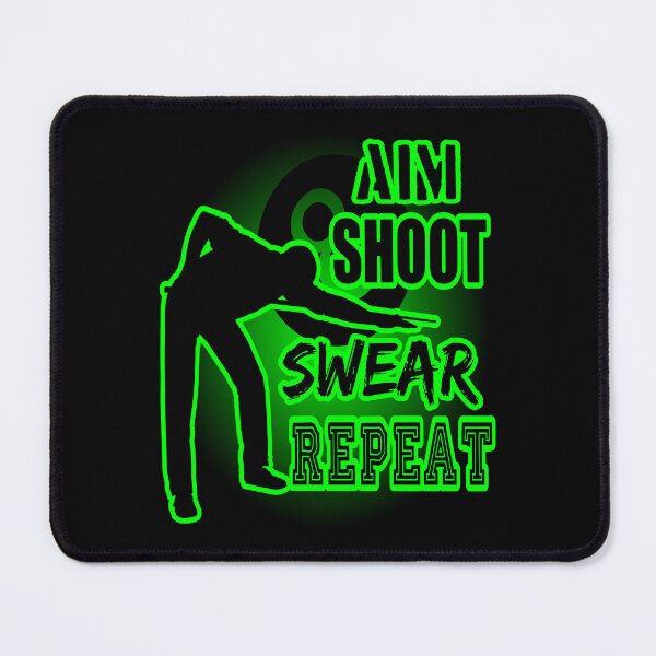 Item preview, Aim Shoot Swear Repeat designed and sold by printhappy4you.