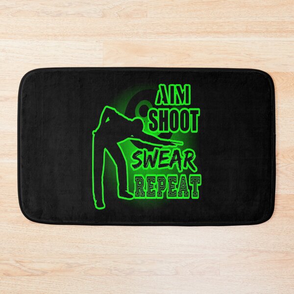 Item preview, Aim Shoot Swear Repeat designed and sold by printhappy4you.