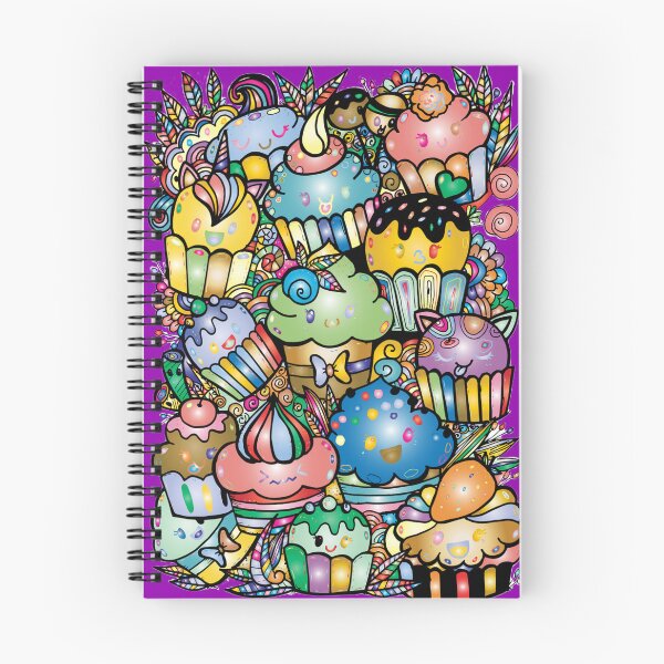 Item preview, Cute Cupcake UwU OwO Kawaii Lolita Anime Pattern designed and sold by HappyHermit9.