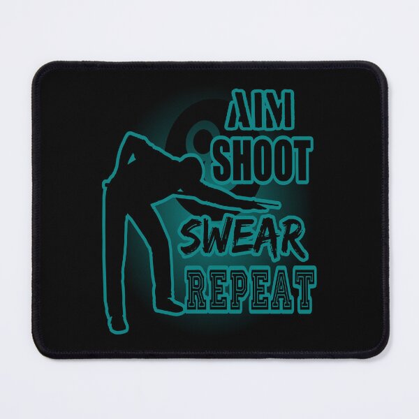 Item preview, Copy of Aim Shoot Swear Repeat designed and sold by printhappy4you.