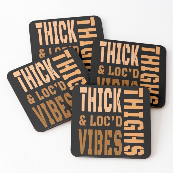 Item preview, Thick Thighs And Loc’d Vibes  designed and sold by ART-SOUF.