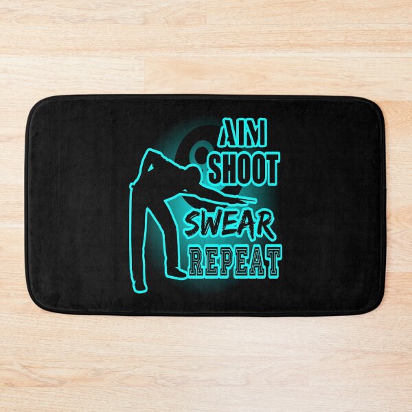 Item preview, Aim Shoot Swear Repeat designed and sold by printhappy4you.