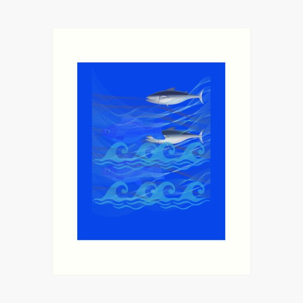 Yellowfin Tuna Fishing Shirts | Art Print