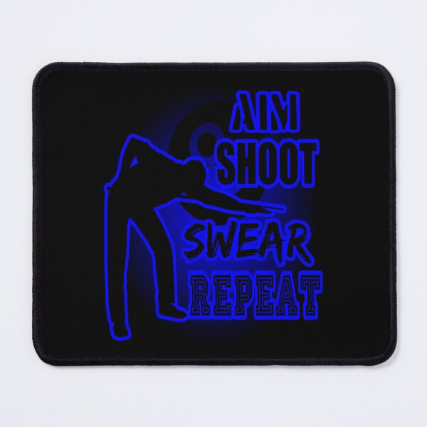Item preview, Aim Shoot Swear Repeat designed and sold by printhappy4you.