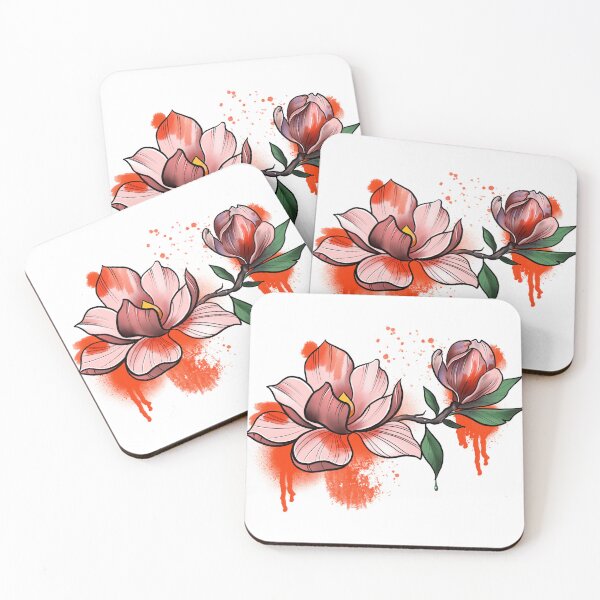 Item preview, Sweet Pink Magnolias designed and sold by Ketrinartistka.