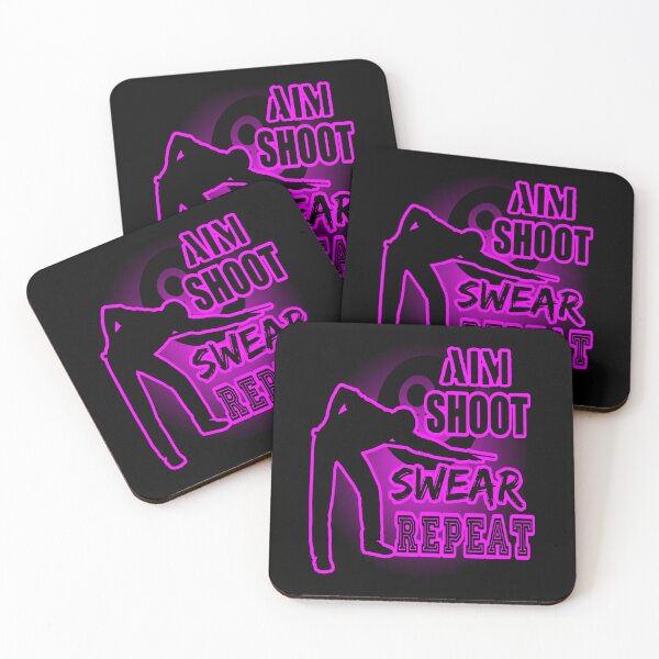 Item preview, Aim Shoot Swear Repeat designed and sold by printhappy4you.