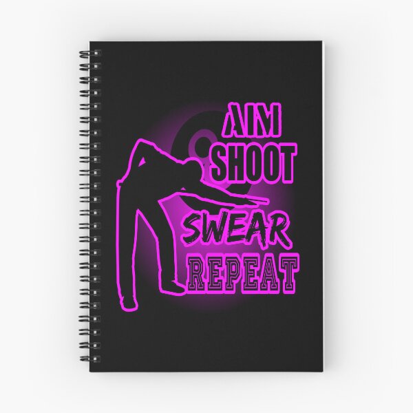 Item preview, Aim Shoot Swear Repeat designed and sold by printhappy4you.