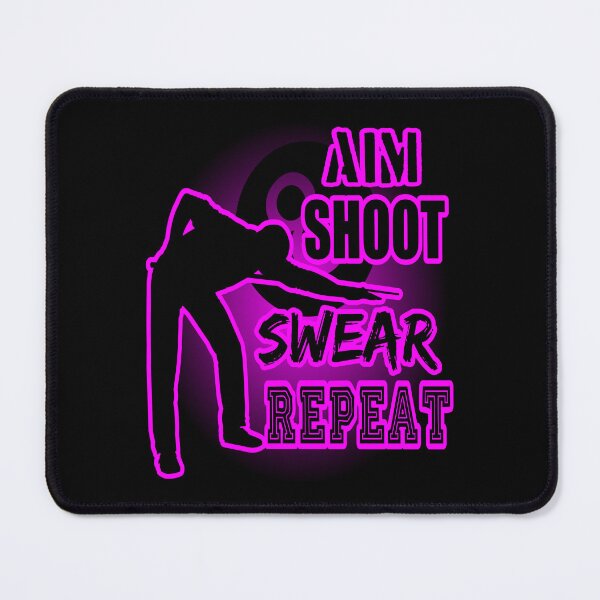 Item preview, Aim Shoot Swear Repeat designed and sold by printhappy4you.