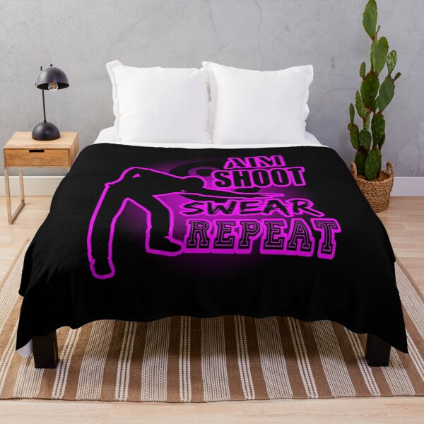 Item preview, Aim Shoot Swear Repeat designed and sold by printhappy4you.