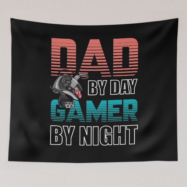 Item preview, DAD BY DAY GAMER BY NIGHT designed and sold by OverbeeDesigns.
