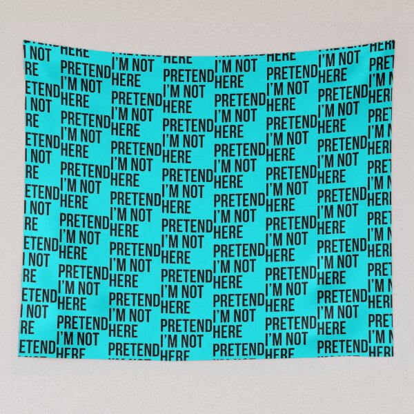 Item preview, Pretend I'm Not Here  designed and sold by WhimsyAndMojo.
