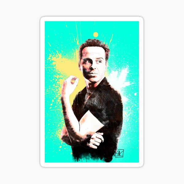 Vista previa del artículo con la obra «Andrew Scott», diseñado y vendido por SebVonTheatre.