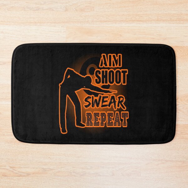 Item preview, Aim Shoot Swear Repeat designed and sold by printhappy4you.