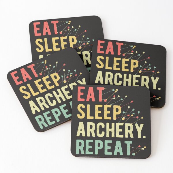 Item preview, Eat Sleep Archery Repeat designed and sold by SweetLog.