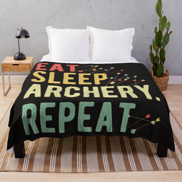 Item preview, Eat Sleep Archery Repeat designed and sold by SweetLog.