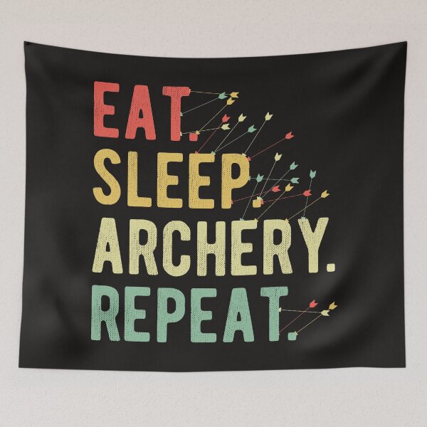 Item preview, Eat Sleep Archery Repeat designed and sold by SweetLog.