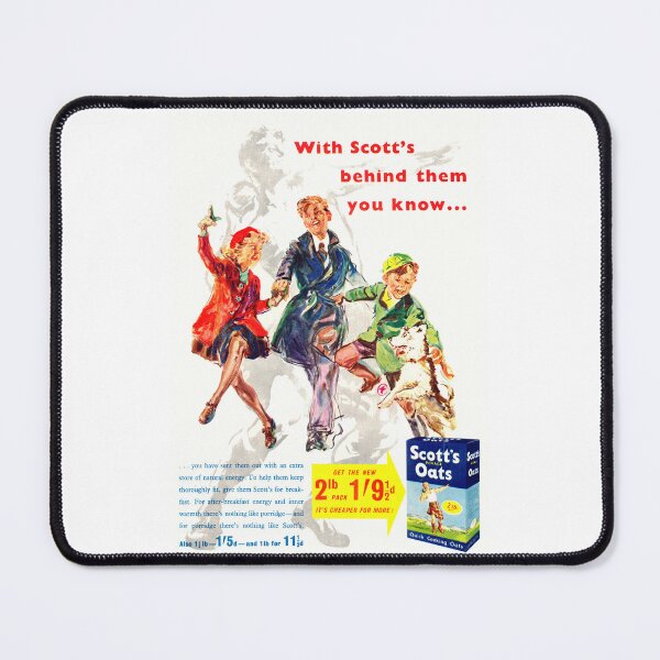 Item preview, Vintage Scotts porridge oats advert designed and sold by Random Railways.