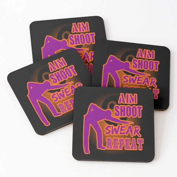 Item preview, Aim Shoot Swear Repeat designed and sold by printhappy4you.