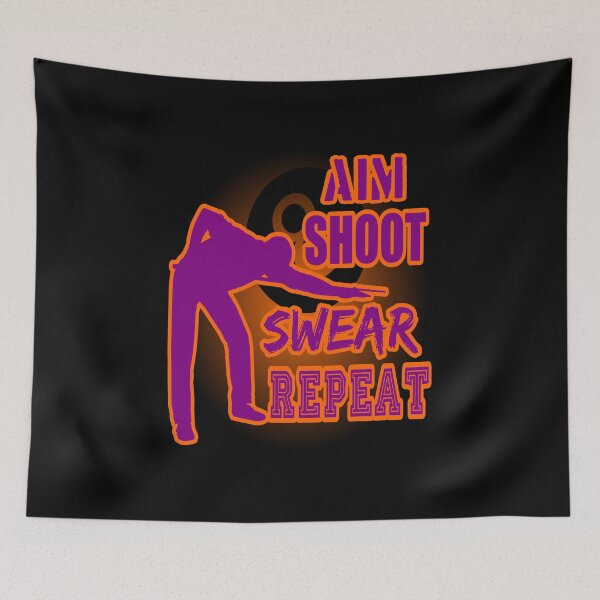 Item preview, Aim Shoot Swear Repeat designed and sold by printhappy4you.