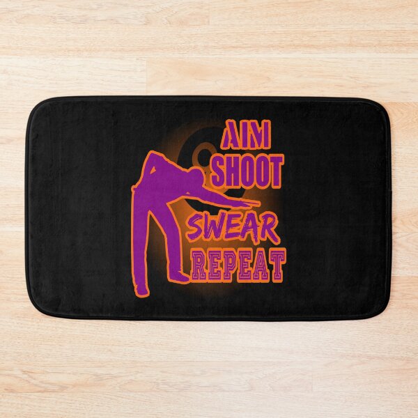 Item preview, Aim Shoot Swear Repeat designed and sold by printhappy4you.
