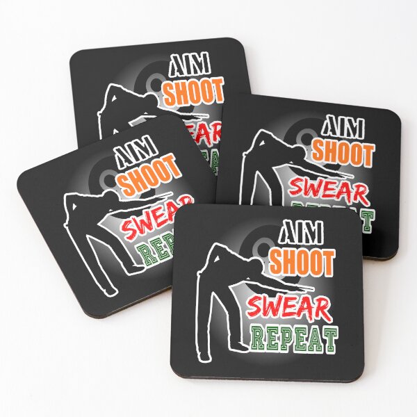 Item preview, Aim Shoot Swear Repeat designed and sold by printhappy4you.