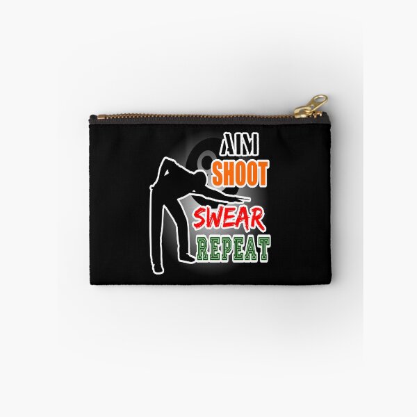 Item preview, Aim Shoot Swear Repeat designed and sold by printhappy4you.