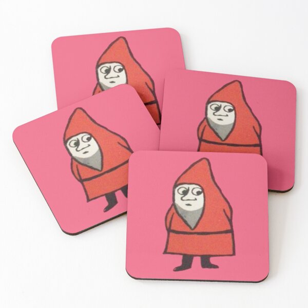 Item preview, Concerned Red Gnome Square designed and sold by KathrynLmao.